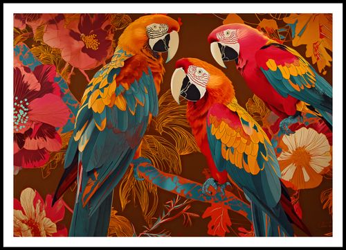 Plakat 100x70cm Kolorowe Ary na Arena.pl