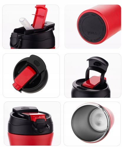 POJEMNY KUBEK TERMICZNY TERMOS Z USTNIKIEM ZAMEK na Arena.pl