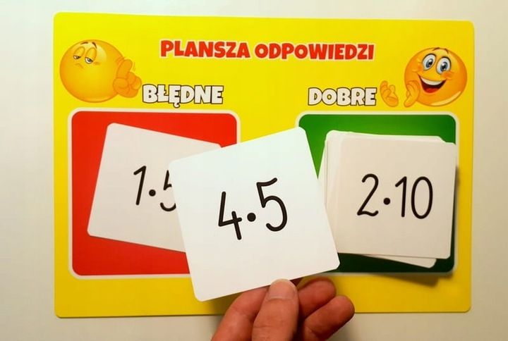 Karty edukacyjne "Tabliczka Mnożenia do 100 zdjęcie 2