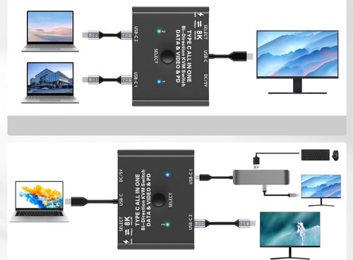 Przełącznik KVM YOUTINGHDAV C201, 100 W, 5 V, 7,5 x 6 x 1 cm na Arena.pl