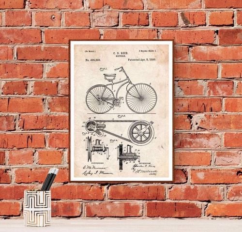 Plakat Rower Patentowy A3 na Arena.pl