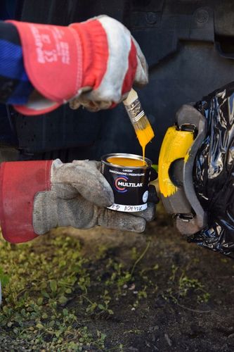 Lakier do zacisków hamulcowych RAL 9005 połysk na Arena.pl