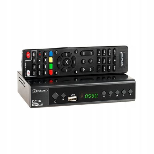 Tuner DVB-T2 DVB-C Hevc H.265 10bit dekoder tv naziemnej Cabletech na Arena.pl