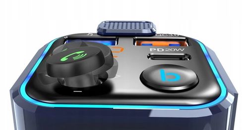 TRANSMITER BLUETOOTH FM MP3 ŁADOWARKA ODTWARZACZ TRANSMITER BT AUDIO na Arena.pl