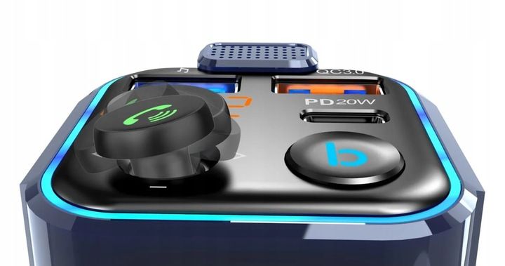 TRANSMITER BLUETOOTH FM MP3 ŁADOWARKA ODTWARZACZ TRANSMITER BT AUDIO zdjęcie 7