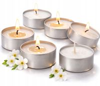 Podgrzewacze sojowe XXL 57x22 Zapach Białe Piżmo 6 szt Tealight No.11