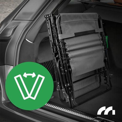 LEŻAK OGRODOWY SKŁADANY LEŻANKA ŁÓŻKO FOTEL PLAŻOWY Z KIESZONKĄ I PODUSZKĄ na Arena.pl