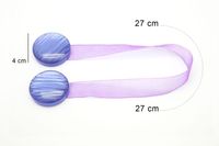 Upinacz dekoracyjny z magnesem koło fioletowy x2
