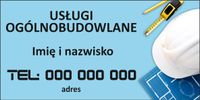 BANER OCZKOWANY reklamowy 100x50 cm RÓŻNE WZORY usługi Reklama LOGO Firmy