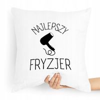 Poduszka Dla Fryzjera Najlepszy Fryzjer Prezent Z Nadrukiem Ze Zdjęciem