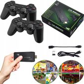 Konsola Do Gier Retro TV Hal Star 2 Pady Bezprzewodowe HDMI 64GB 20000 Gier