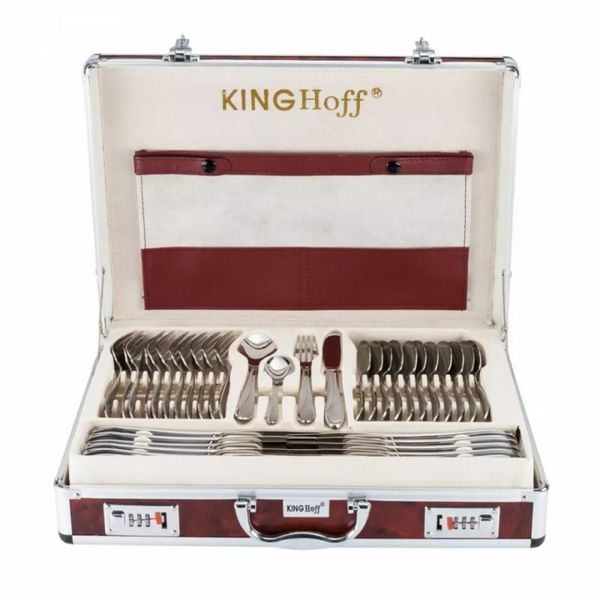 KINGHOFF SZTUĆCE 72ELE. SATYNA KH-3554 zdjęcie 6