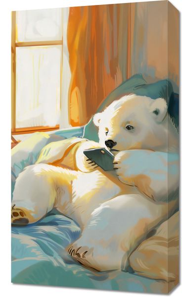 Obraz 40x70cm Misiowe Popołudnie zdjęcie 1