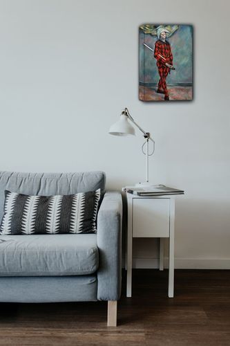 Harlequin, Paul Cézanne - obraz na płótnie 20x30 cm na Arena.pl