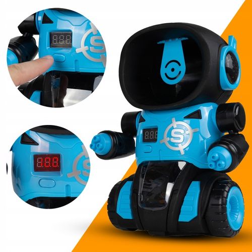 ROBOT GRA STRZELANIE DO CELU PISTOLET LICZNIK LCD TARCZA DO STRZELANIA na Arena.pl