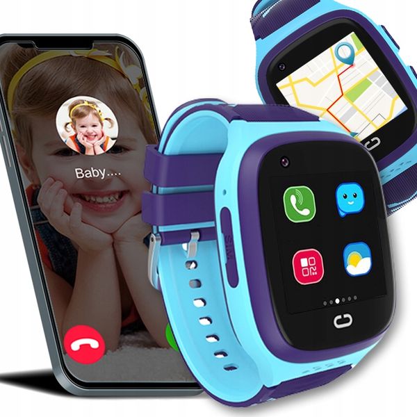 SMARTWATCH DLA DZIECI GPS SIM GRY PL SUPER JAKOŚĆ zdjęcie 1
