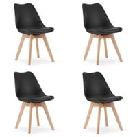 Krzesło MARK Czarne x 4