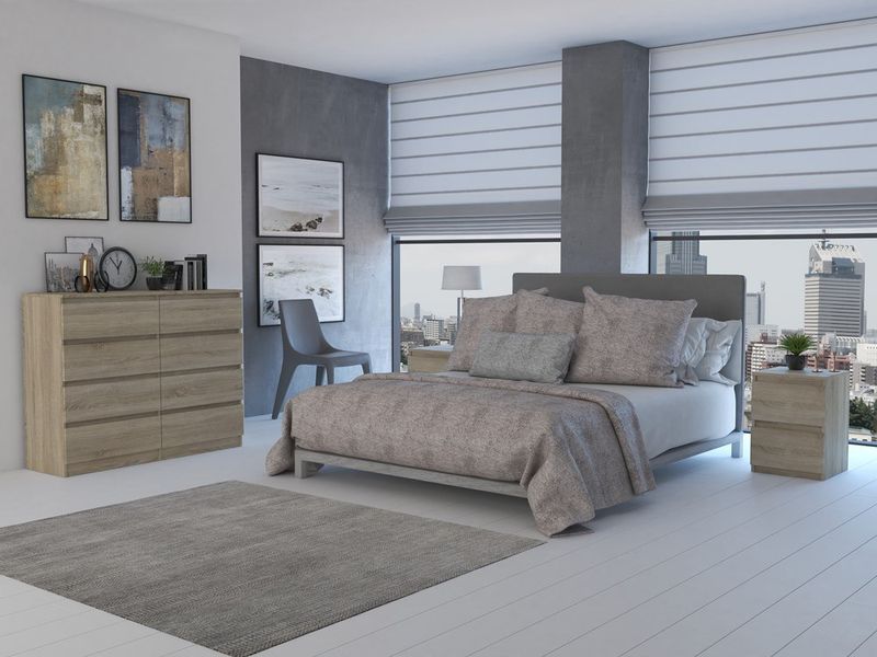 KOMODA MALWA M8 120 - DĄB SONOMA zdjęcie 5