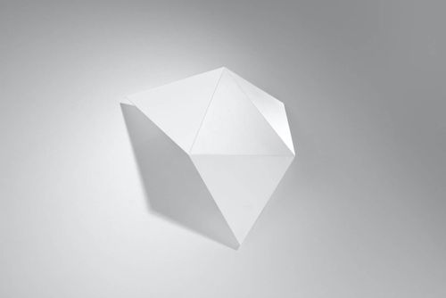 Kinkiet LAMPA ścienna SL.0420 metalowa OPRAWA geometryczna biała na Arena.pl