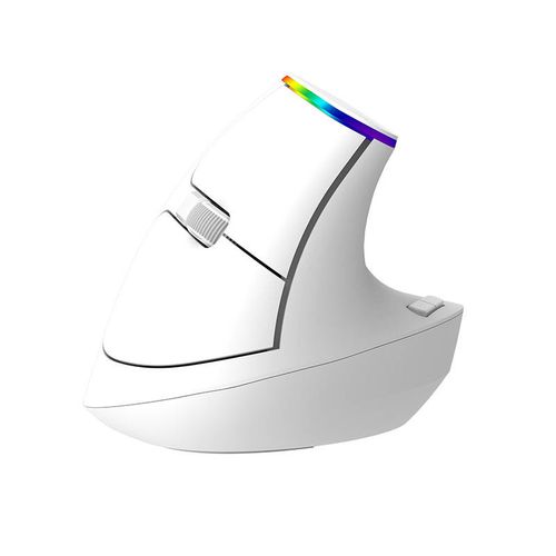 Mysz Pionowa Ergonomiczna Delux M618C Bezprzewodowa 1600DPI Biała na Arena.pl