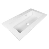 Nowoczesna Umywalka 100 Lier L-1046 z Powłoką NanoShine Cienki Rant