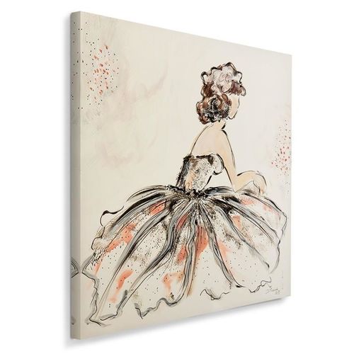 Obraz na płótnie - Canvas, Kobieta retro 40x40 na Arena.pl