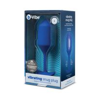 Zatyczka Analna B-Vibe Vibrating Niebieski