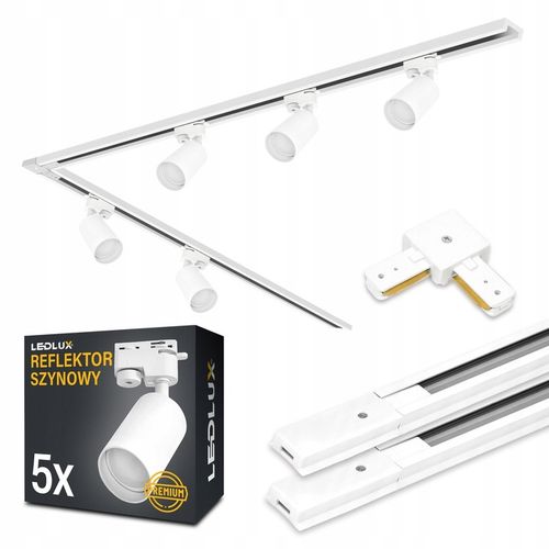 Zestaw Szynoprzewód Szyna 3m + 5x Lampa GU10 LED na Arena.pl
