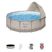 basen stelażowy 13ft 396x107 cm steelpro bestway