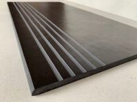 CZARNE GŁADKIE płytki na schody 30x60 ANTYPOŚLIZG