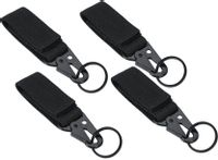 Klamra nylonowa zestaw 4szt kółko na klucze taktyczna do paska szlufka