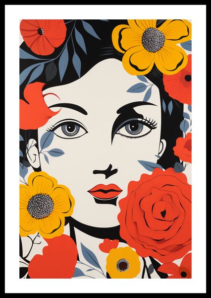 Plakat 40x60cm Kwiatowa Aura zdjęcie 3