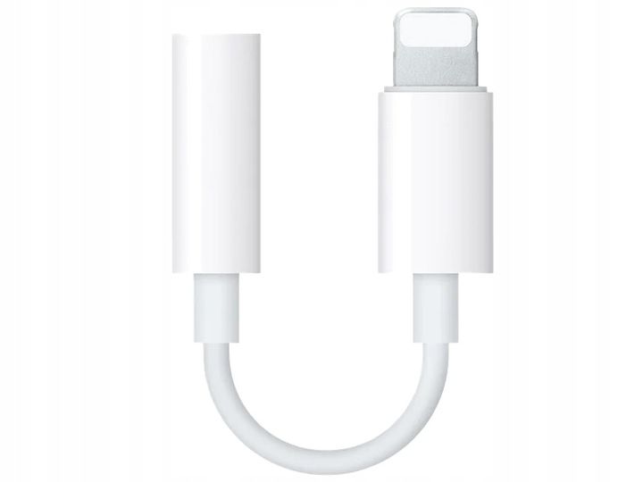 ORYGINALNY ADAPTER PRZEJŚCIÓWKA APPLE MMX62ZM/A LIGHTNING - JACK 3.5mm zdjęcie 1