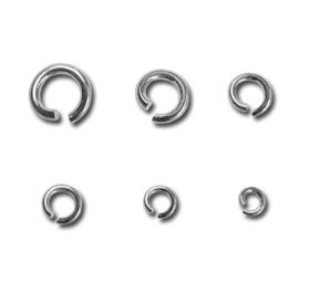 SREBRNE kółeczka KOLUSZKA do połączenia łańcuszka zdjęcie 2