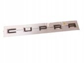 EMBLEMAT NAPIS ZNACZEK NAKLEJKA SEAT CUPRA SREBRNY POŁYSK