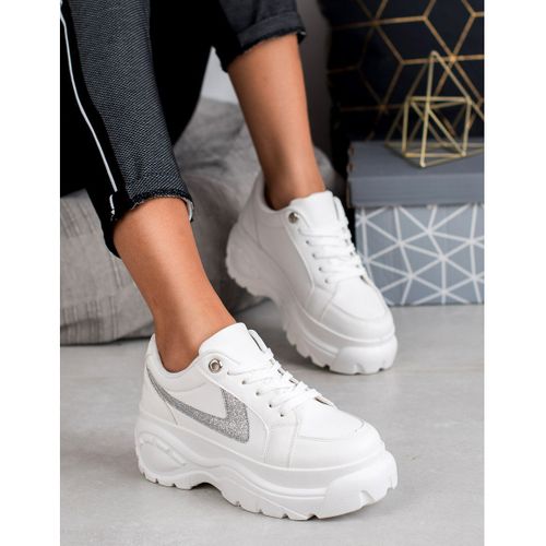 Białe Sneakersy Na Platformie r.40 na Arena.pl