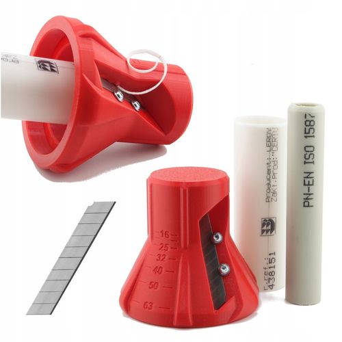 Gratownik gradownik fazownik kalibrator do rur PE PEX PVC 16-63 mm ostrze na Arena.pl
