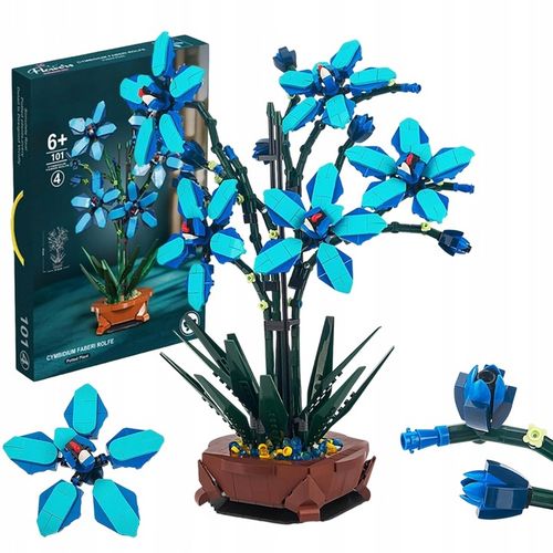 KLOCKI KONSTRUKCYJNE ORCHIDEA BUKIET KWIATÓW DO UŁOŻENIA 1097 ELEMENTÓW na Arena.pl