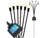 Lampa solarna wbijana kuleczki 6 led lampka ogrodowa kule kulki