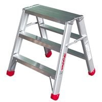 drabina, stołek rozkładany 45cm 2+2 stopnie s2050nd - dr s2050nd