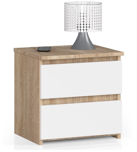 SZAFKA NOCNA CL2 40 cm SONOMA / BIAŁA zdjęcie 1