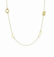 celebrytka z zawieszkami (c15/bde/02au)