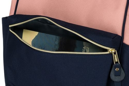 plecak materiałowy ptn alfa-6027 navy+pink na Arena.pl