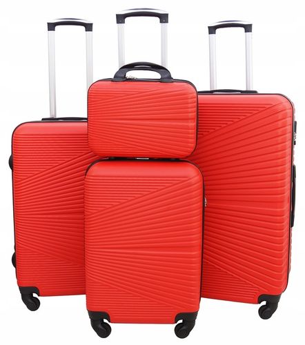 ZESTAW WALIZEK 4w1 WALIZKA PODRÓŻNA NA KÓŁKACH GRAVITT 1203 na Arena.pl