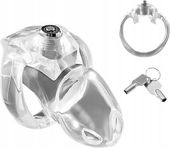 MINI PAS CNOTY KLATKA CHASTITY NANO BEZBARWNY MAŁY KRÓTKI