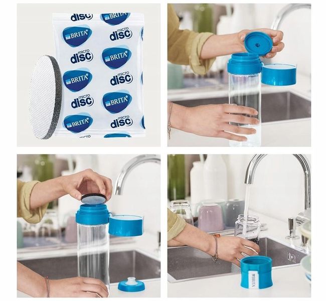 Butelka filtrująca BRITA+4 Filtry MicroDisc zdjęcie 5