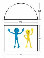 NAMIOT TURYSTYCZNY DOMEPACK 2 PRO ACAMPER 2500mm + GRATIS