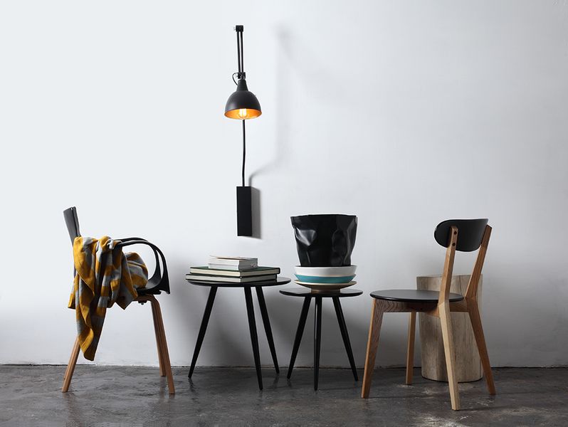 Lampa ścienna COBEN WALL – czarny zdjęcie 4