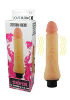 Wibrator Penis Cyberskin - Loveclonex Zefir 7"