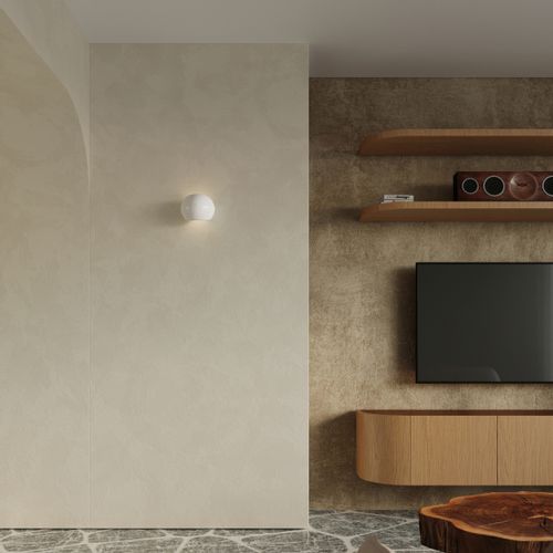 Kinkiet lakierowany GLOBE biały połysk na Arena.pl